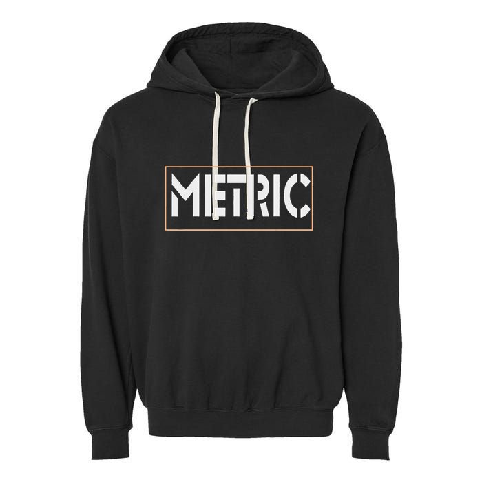 Metric Funny Band Garment-Dyed Fleece Hoodie