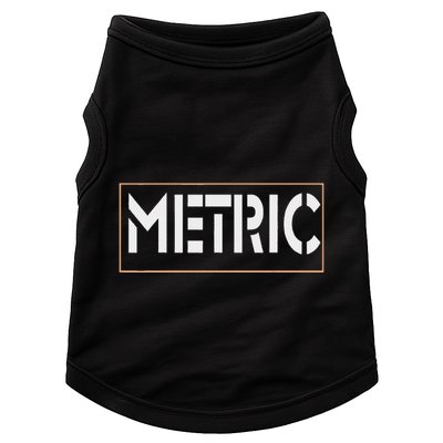 Metric Funny Band Doggie Tank