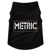Metric Funny Band Doggie Tank