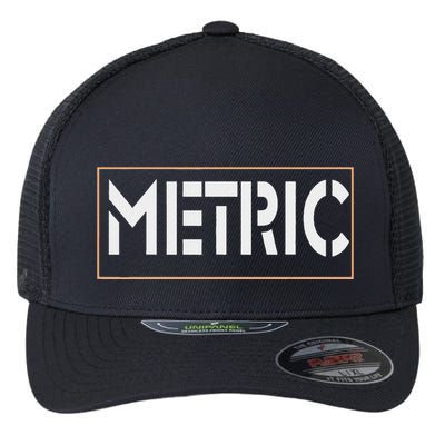 Metric Funny Band Flexfit Unipanel Trucker Cap