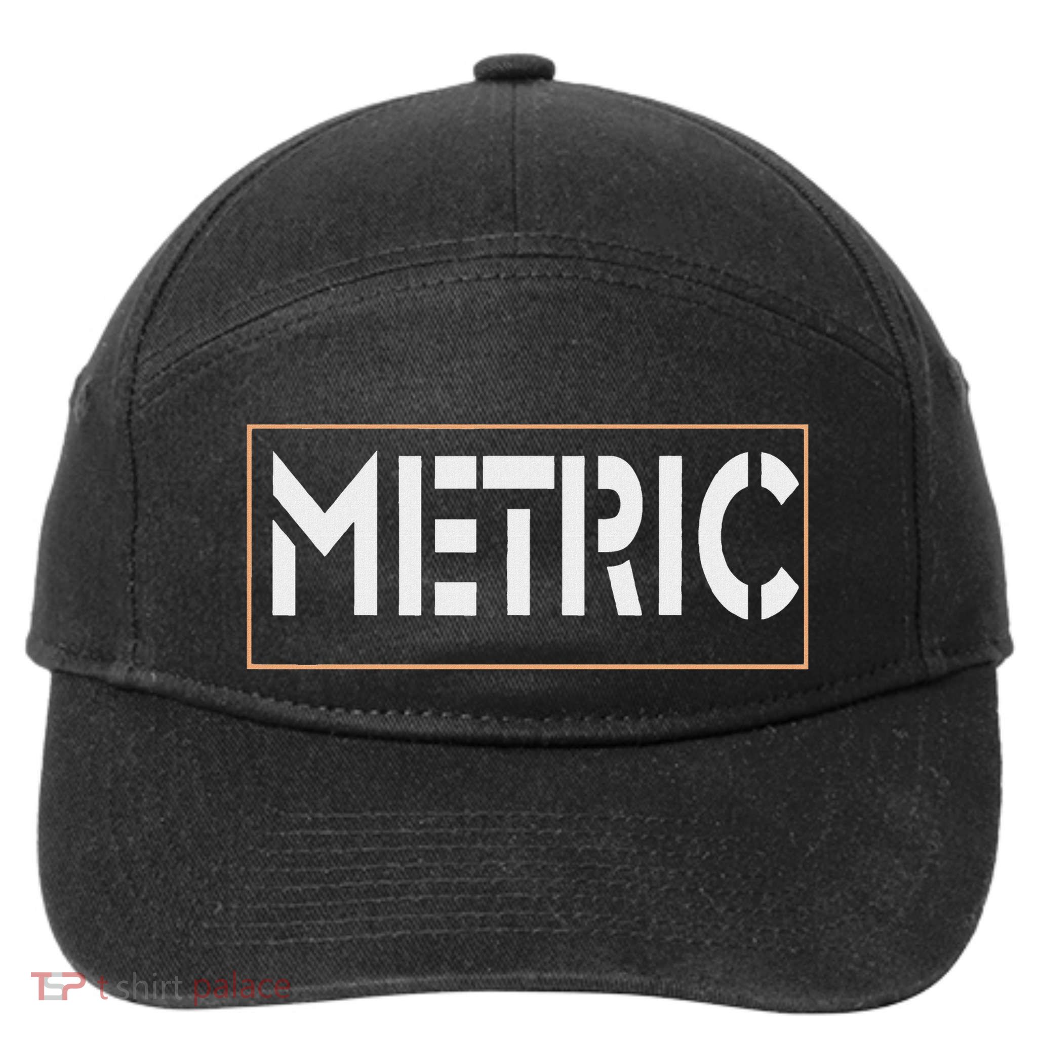 Metric Funny Band 7-Panel Snapback Hat