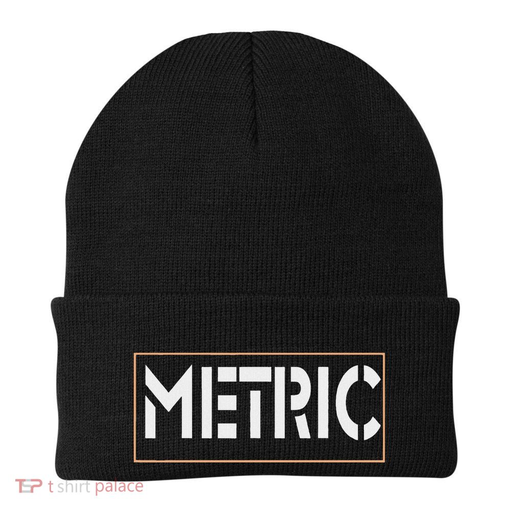 Metric Funny Band Beanie