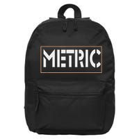 Metric Funny Band 16 in Basic Backpack