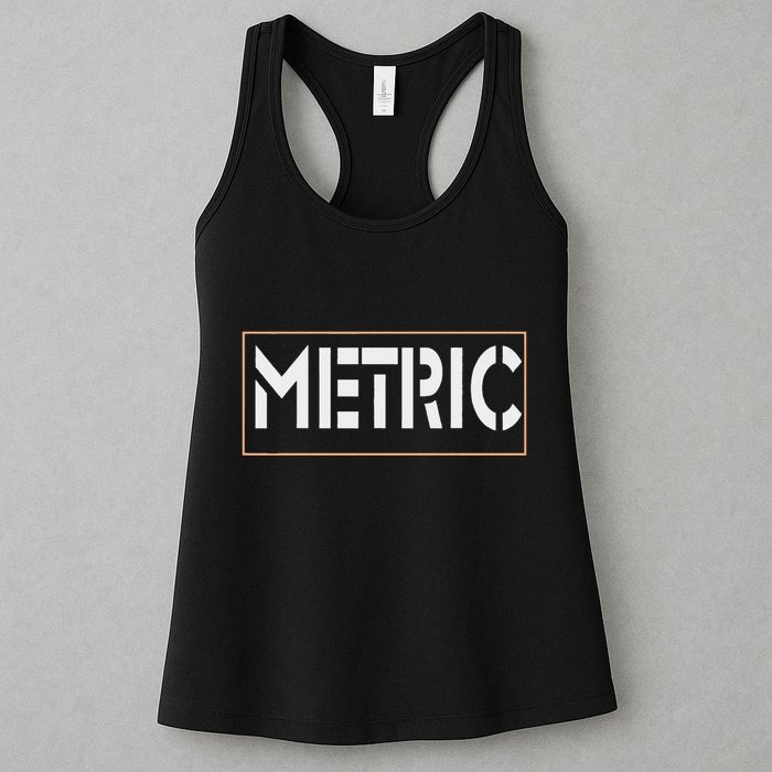 Metric Funny Band Womens Tank Top