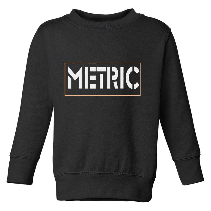 Metric Funny Band Toddler Sweatshirt