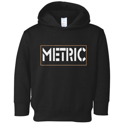 Metric Funny Band Toddler Hoodie