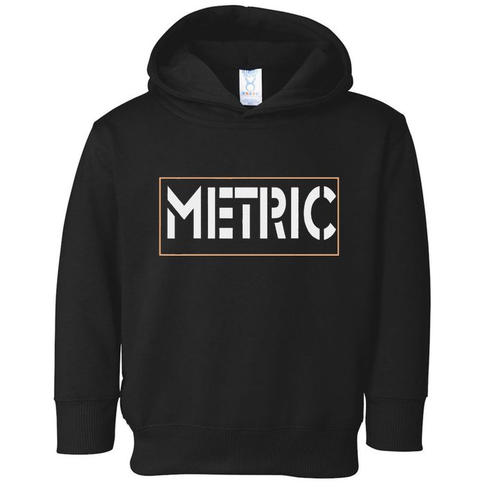 Metric Funny Band Toddler Hoodie