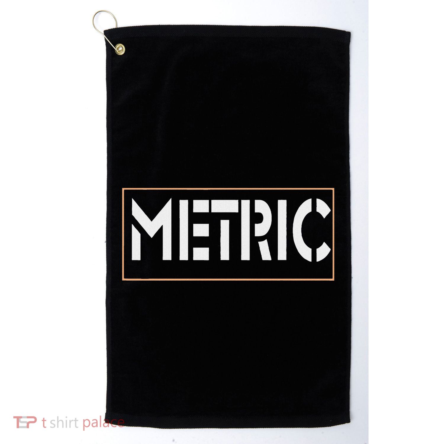 Metric Funny Band Golf Towel