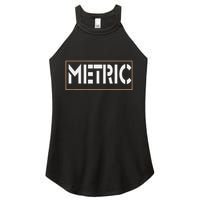 Metric Funny Band Women's Perfect Tri Rocker Tank