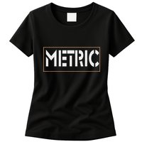 Metric Funny Band Womens T-Shirt