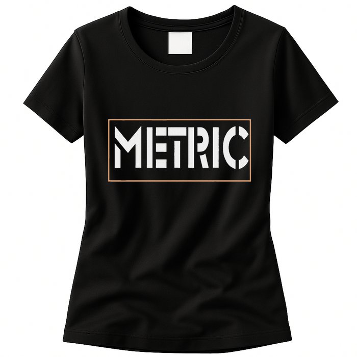 Metric Funny Band Womens T-Shirt