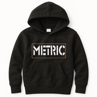 Metric Funny Band Kids Hoodie