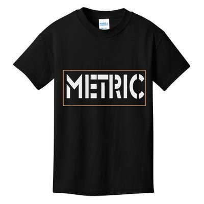 Metric Funny Band Kids T-Shirt