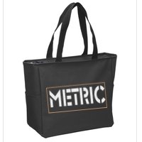 Metric Funny Band Zip Tote Bag