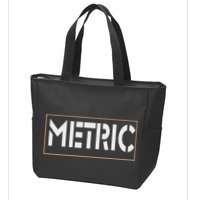 Metric Funny Band Zip Tote Bag