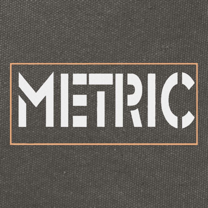 Metric Funny Band Cotton Canvas Backpack