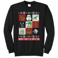 Merry Force Be With You Christmas Long Sleeve Long Sleeve Tall Sweatshirt