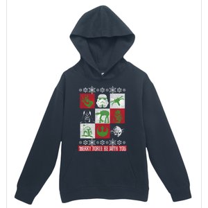 Merry Force Be With You Christmas Long Sleeve Long Sleeve Urban Pullover Hoodie