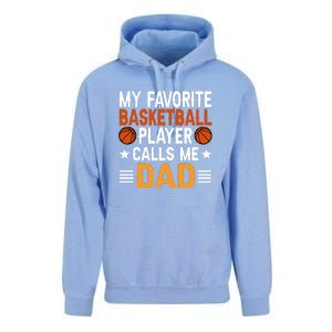 My Favorite Basketball Player Call Me Dad Gift For Basketball Fan Sport Team Unisex Surf Hoodie