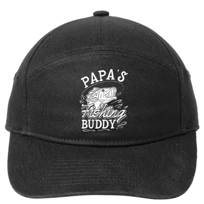 My Fishing Buddies Call Me Papa Father's Day 7-Panel Snapback Hat