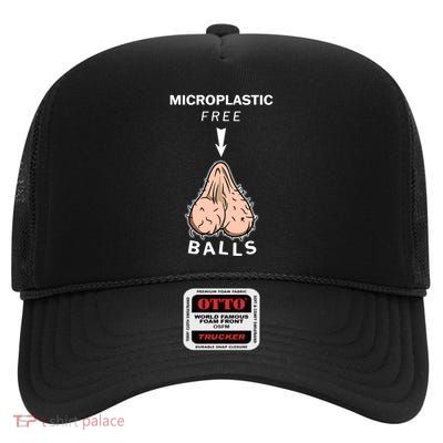 Microplastic Free Balls High Crown Mesh Back Trucker Hat