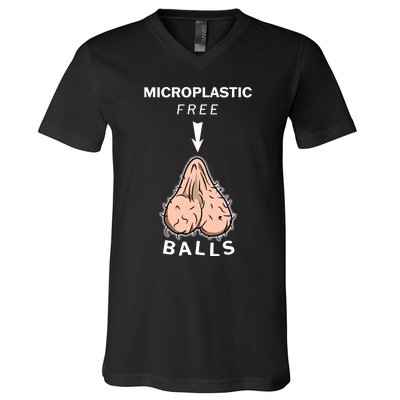 Microplastic Free Balls V-Neck T-Shirt