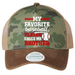 My Favorite Baseball Player Brother Baseball Brother Great Gift Legacy Tie Dye Trucker Hat