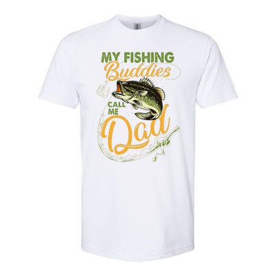 My Fishing Buddies Call Me Dad Father Day Birthday Christmas Softstyle CVC T-Shirt