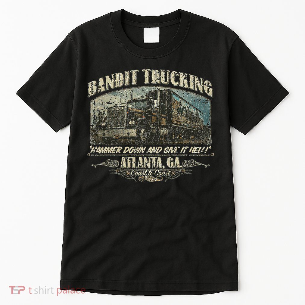 Men Funny Bandit Trucking 1977 Family Distressed Tall T-Shirt