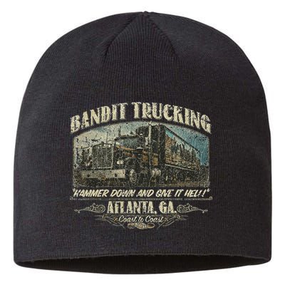 Men Funny Bandit Trucking 1977 Family Distressed Sustainable Beanie