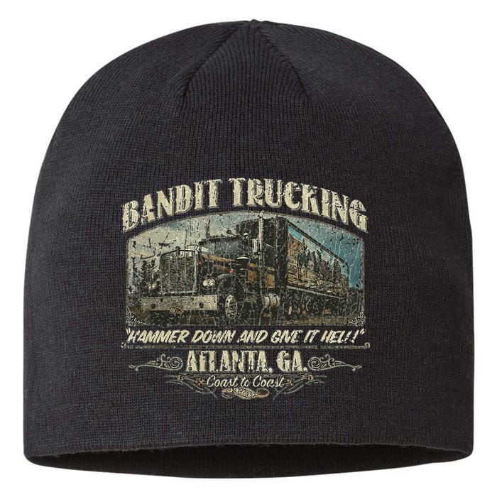 Men Funny Bandit Trucking 1977 Family Distressed Sustainable Beanie