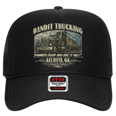 Men Funny Bandit Trucking 1977 Family Distressed Trucker Hat