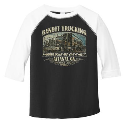 Men Funny Bandit Trucking 1977 Family Distressed Toddler Fine Jersey T-Shirt