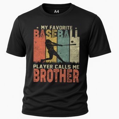 My Favorite Baseball Player Calls Me Brother Funny Baseball Gift Performance Shirt