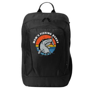 Mom's Fishing Buddy Catfish Graphic Gift City Backpack