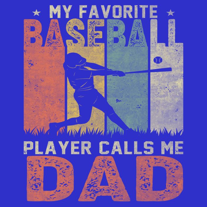My Favorite Baseball Player Calls Me Dad Funny Baseball Dad Gift Button