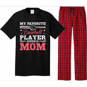 My Favorite Baseball Player Calls Me Mom Meaningful Gift Pajama Set