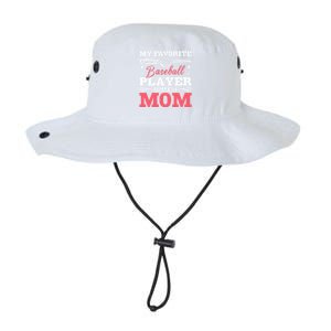 My Favorite Baseball Player Calls Me Mom Meaningful Gift Legacy Cool Fit Booney Bucket Hat