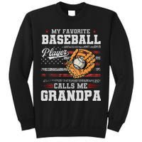My Favorite Baseball Player Calls Me Grandpa Sweatshirt