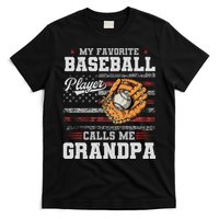 My Favorite Baseball Player Calls Me Grandpa T-Shirt