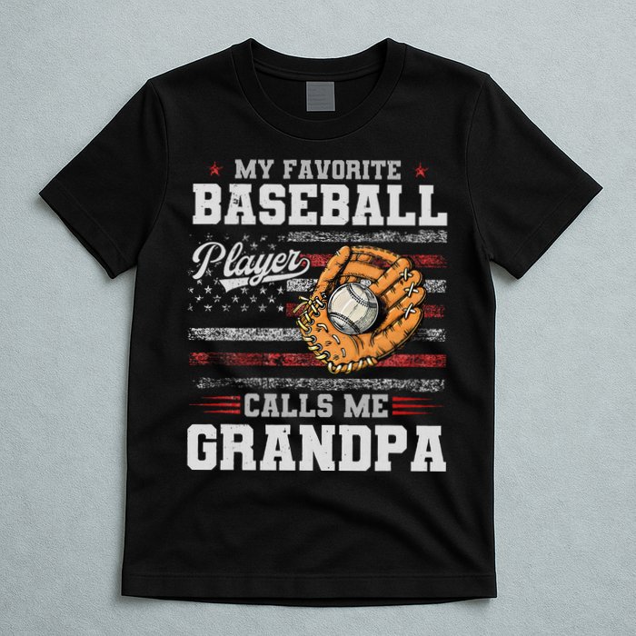 My Favorite Baseball Player Calls Me Grandpa T-Shirt