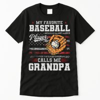 My Favorite Baseball Player Calls Me Grandpa Tall T-Shirt