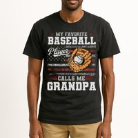 My Favorite Baseball Player Calls Me Grandpa Tall T-Shirt
