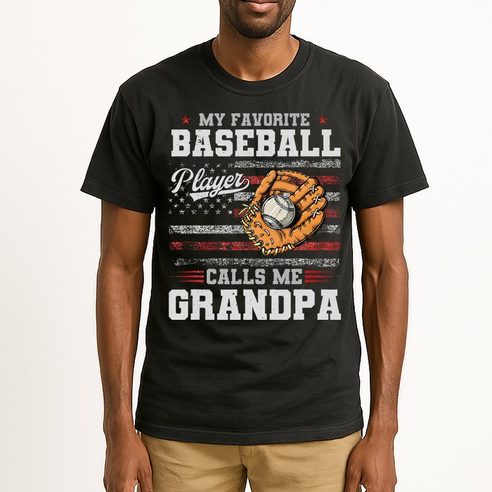 My Favorite Baseball Player Calls Me Grandpa Tall T-Shirt