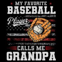 My Favorite Baseball Player Calls Me Grandpa Impact Tech Backpack