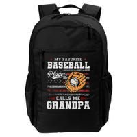 My Favorite Baseball Player Calls Me Grandpa Backpack