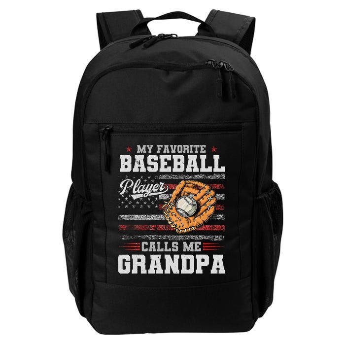 My Favorite Baseball Player Calls Me Grandpa Backpack