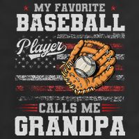 My Favorite Baseball Player Calls Me Grandpa Hat