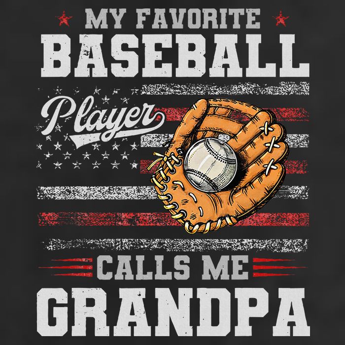 My Favorite Baseball Player Calls Me Grandpa Hat