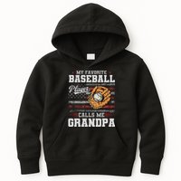 My Favorite Baseball Player Calls Me Grandpa Kids Hoodie